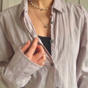 Pinstripe button up